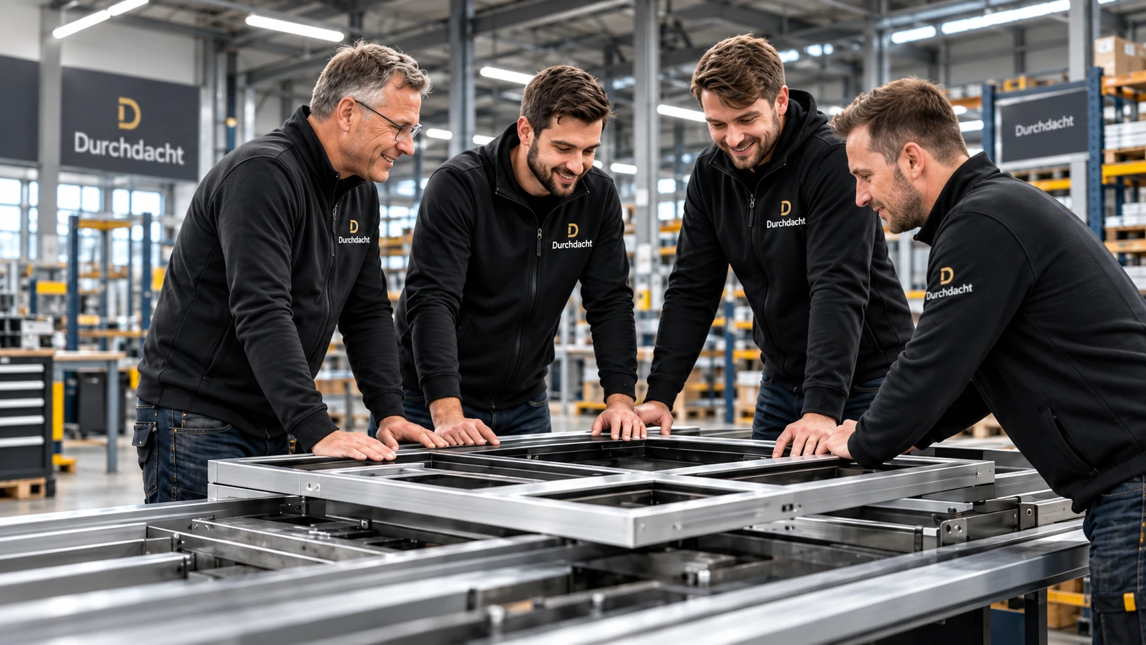 Das Durchdacht Team bei der Arbeit