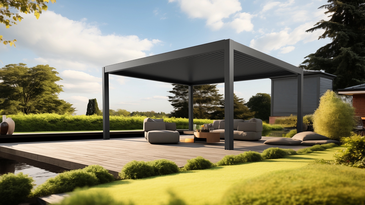 AirCube² Pergola mit Lamellendach vom Marktführer