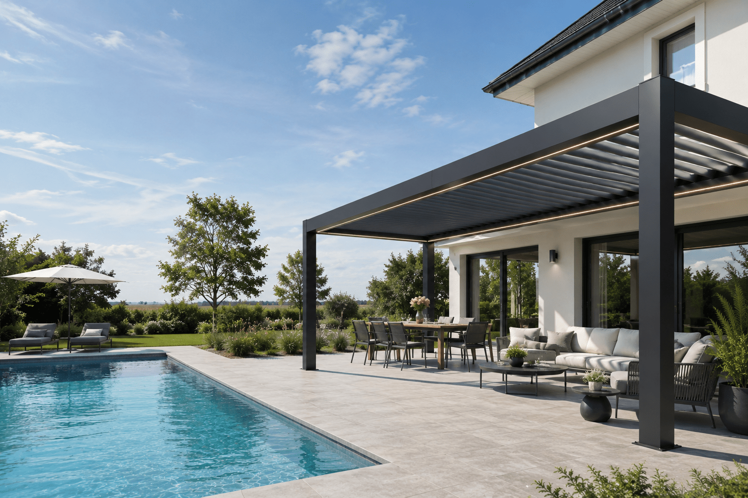 Individuell planen mit dem AirCube PRO Pergola-Konfigurator