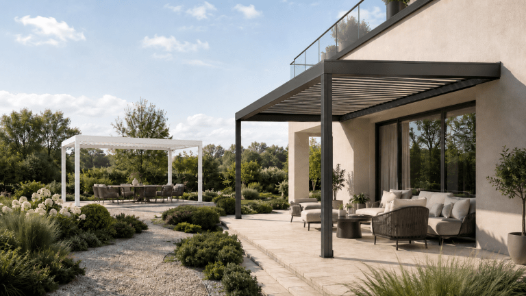 Freistehende Pergola oder Wandmontage: Welche AirCube-Lösung ist sinnvoll?