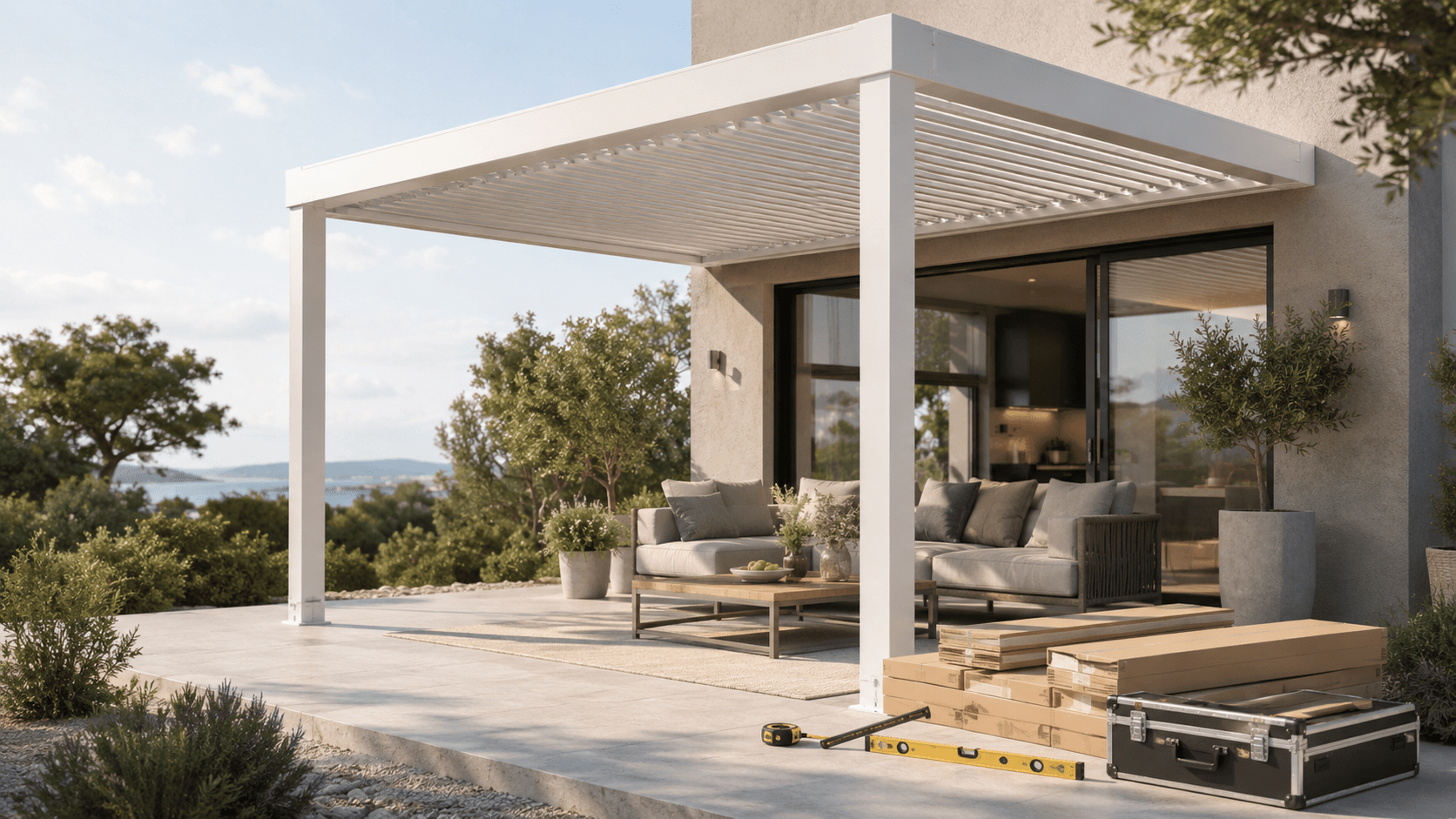 AirCube PRO Pergola mit Lamellendach vom Marktführer