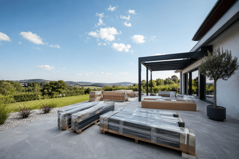 Lamellendach-Pergola Lieferung & Vorbereitung: So kommt Ihre AirCube sicher zur Terrasse